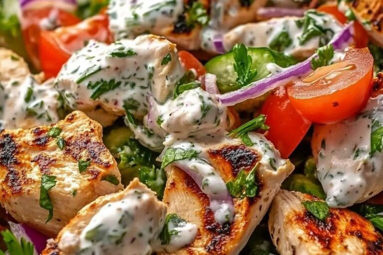 Creamy Tzatziki Chicken Salad Recipe