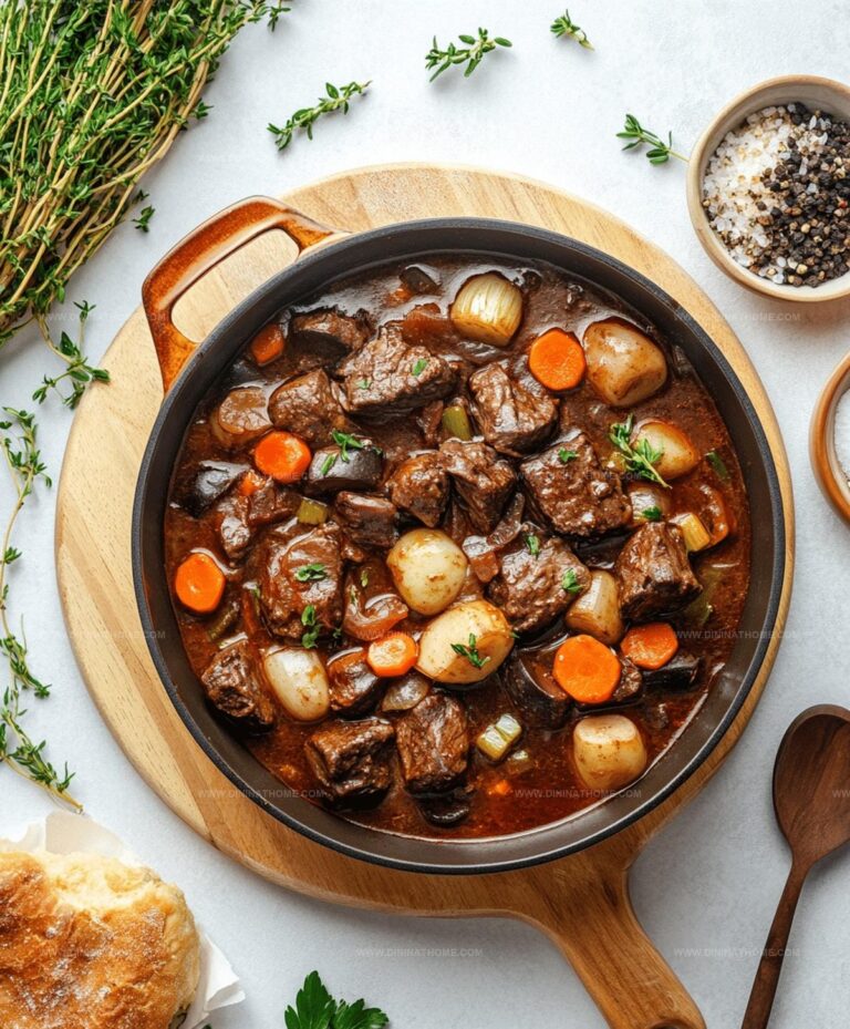 Classic Beef Bourguignon Recipe