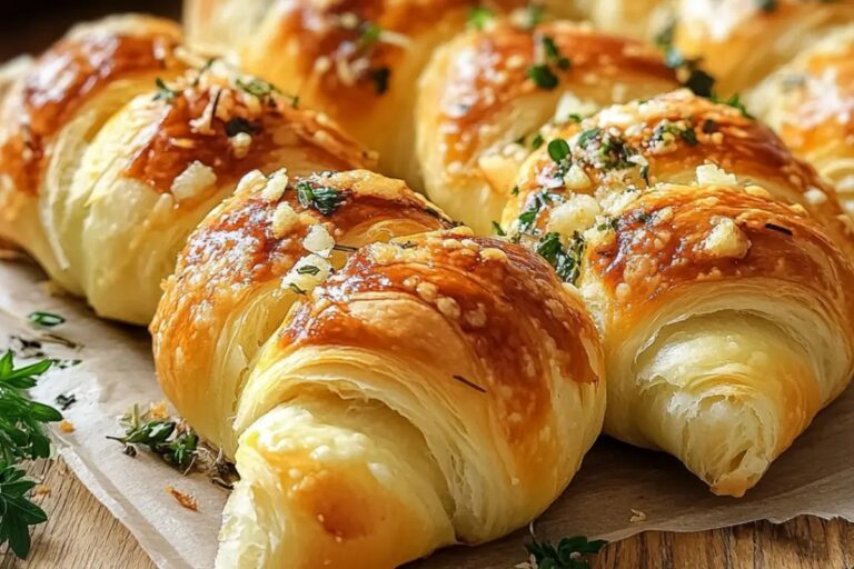 Cheesy Garlic Crescent Rolls Recipe