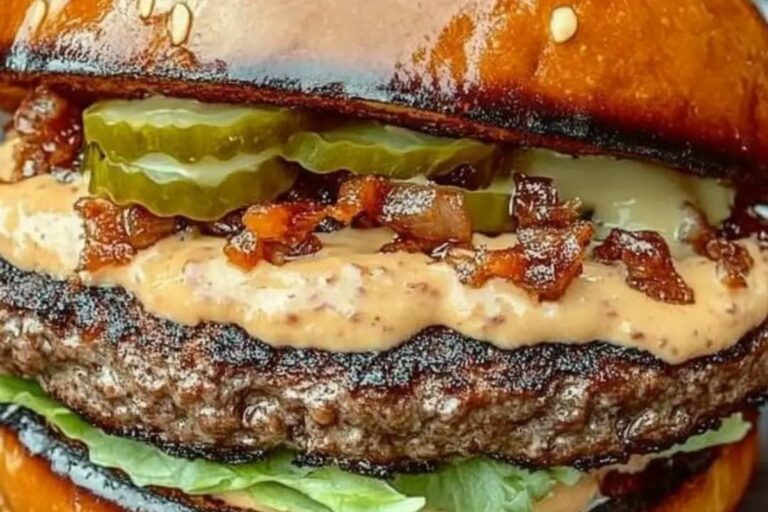 Succulent Smash Burgers with Baconnaise Sauce Recipe