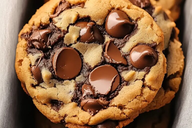 Thick Chocolate Chip Cookies Recipe