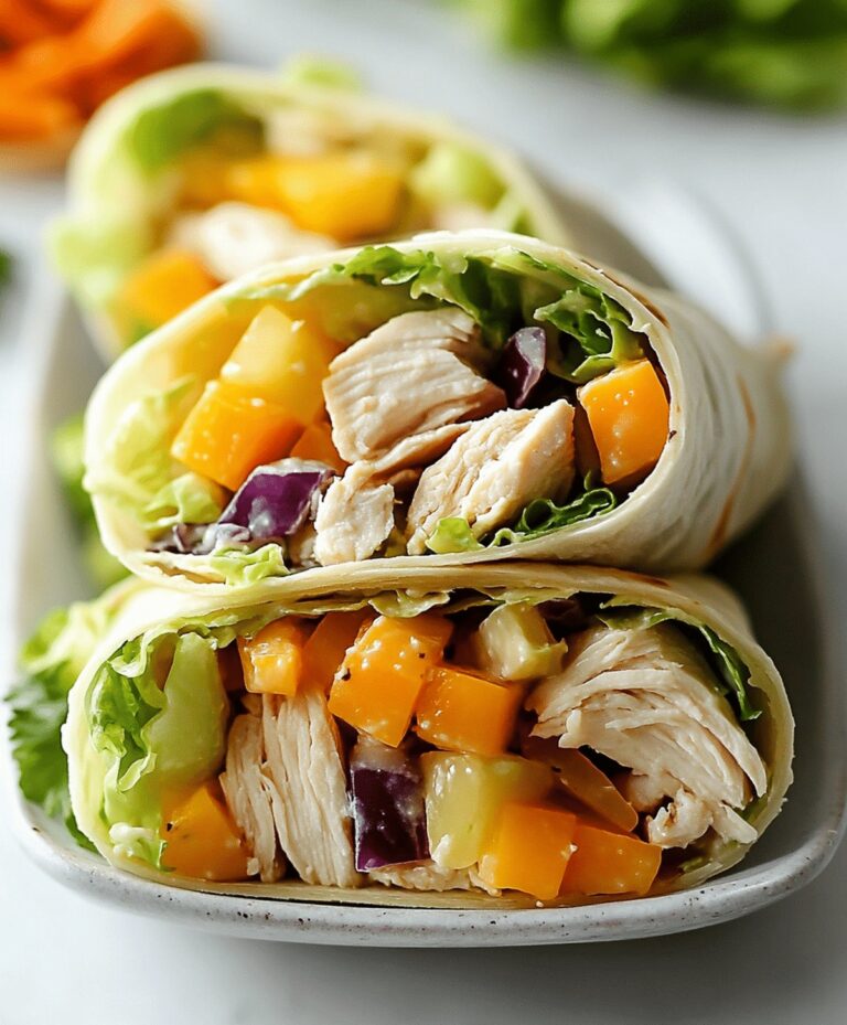 Asian Chicken Salad Wrap Recipe