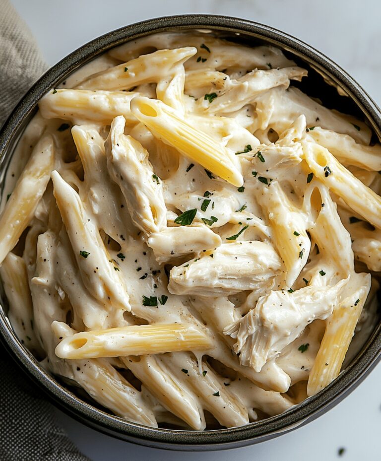 Crockpot Chicken Alfredo Pasta Recipe