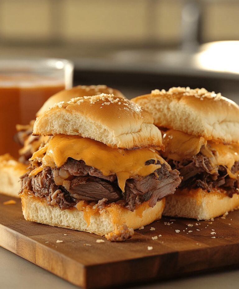 Easy Roast Beef And Cheddar Sliders Recipe