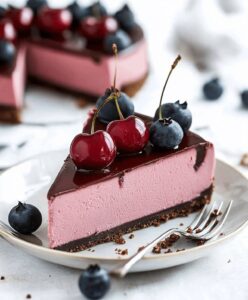 Cherry Chocolate Cheesecake Recipe