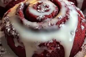 Heavenly Red Velvet Cinnamon Rolls Recipe
