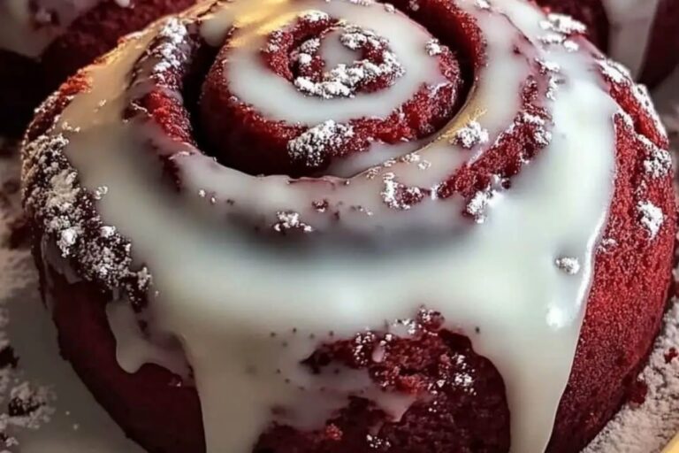 Heavenly Red Velvet Cinnamon Rolls Recipe