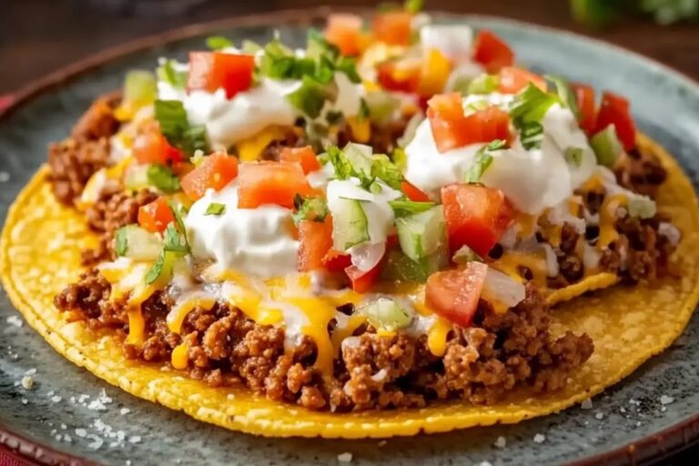 Ground Beef Tostadas Recipe