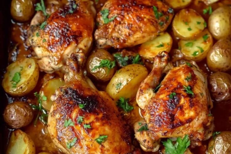 One Pan Chicken and Potatoes Recipe