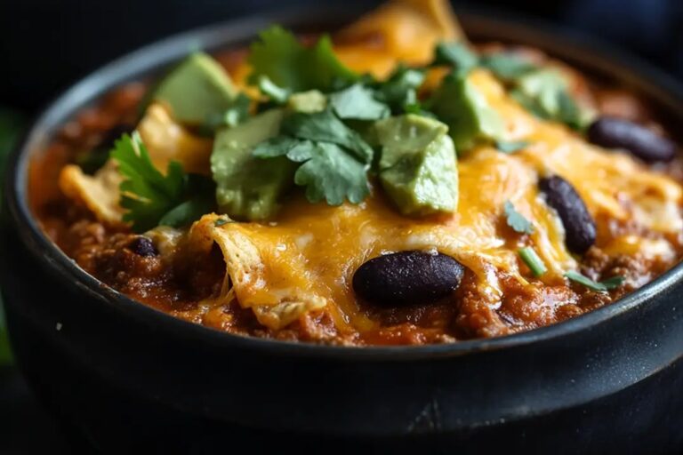 Cheesy Enchilada Chili Recipe