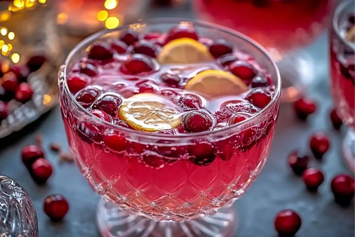 Sparkling Cranberry Punch Recipe