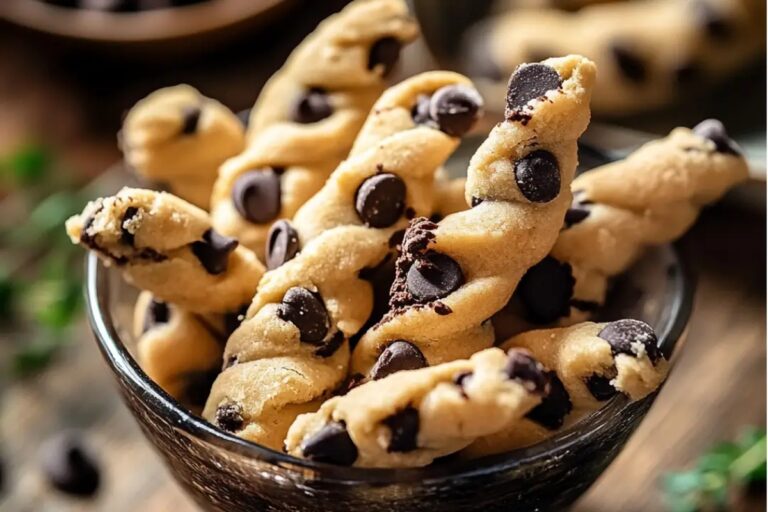 Chocolate Chip Cookie Dough Twists Recipe
