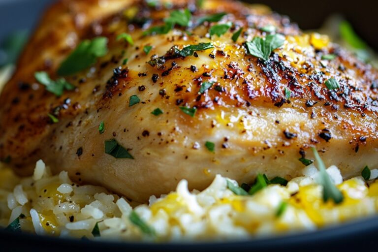 Greek Chicken And Lemon Rice Recipe