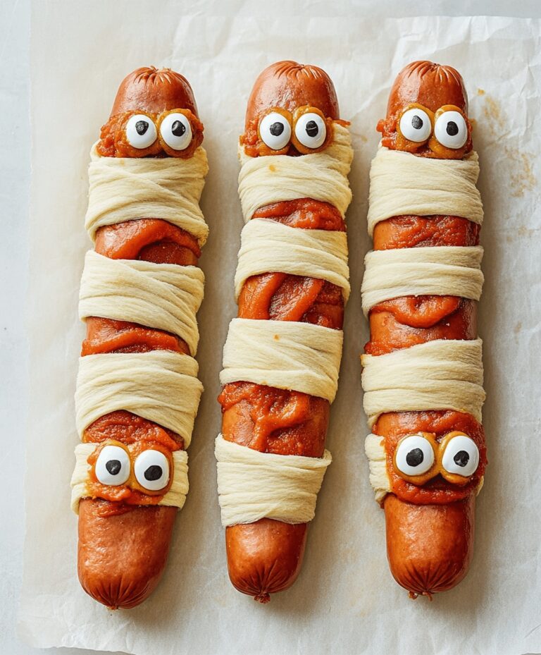 Halloween Mummy Hotdogs Recipe