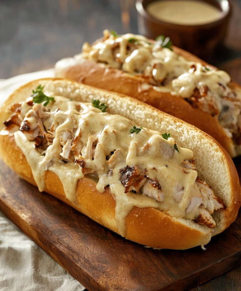 White Bbq Chicken Subs Recipe