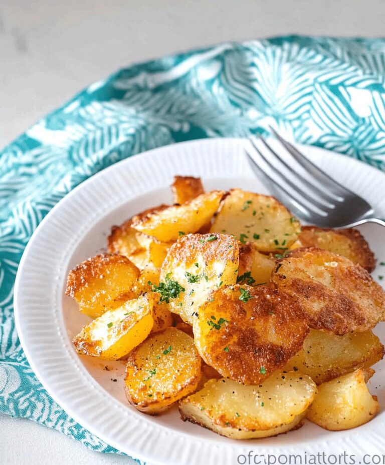 Oven Fried Potatoes & Onions Recipe