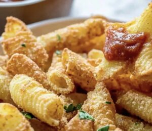 Air Fryer Pasta Chips Recipe