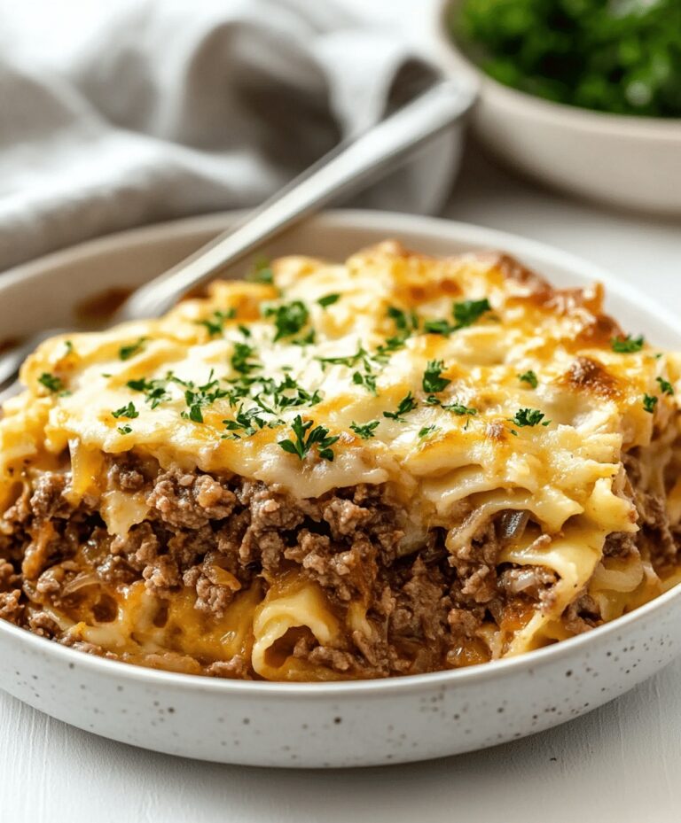 French Onion Beef Casserole Recipe