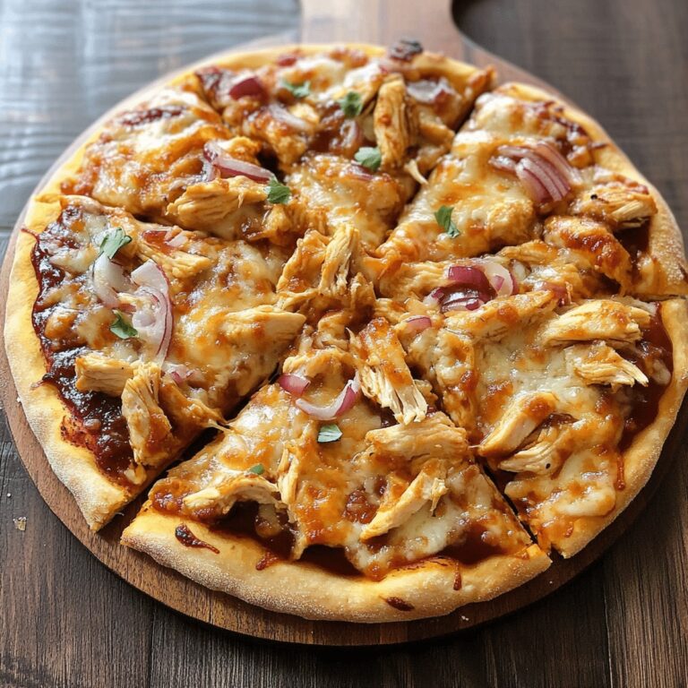 Grilled BBQ Chicken Pizza Recipe