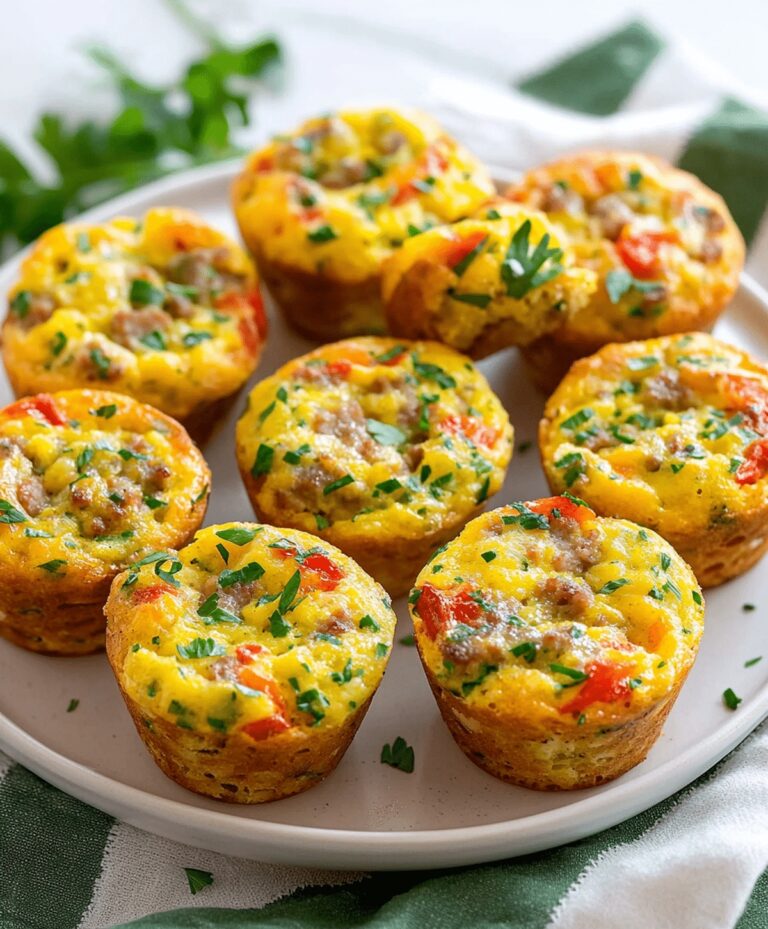 Easy Sausage Breakfast Muffins Recipe
