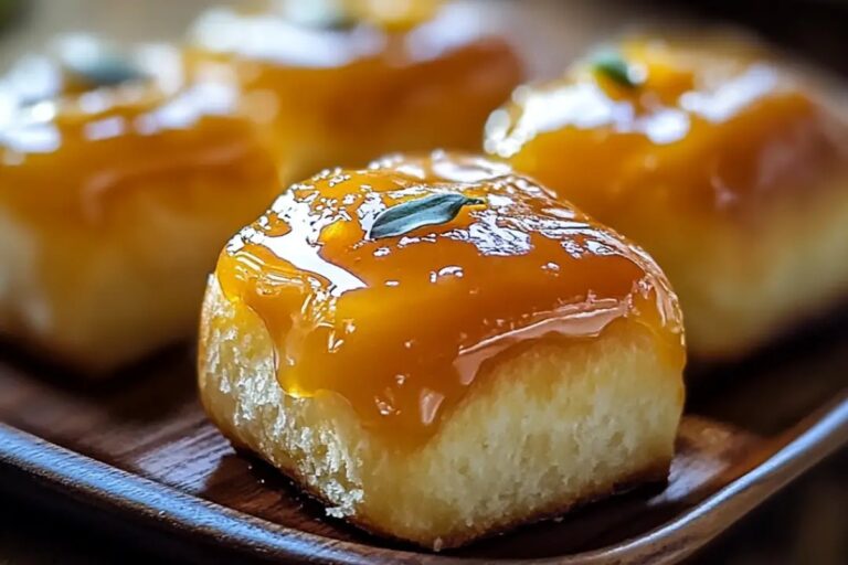 Orange Glazed Butterflake Rolls Recipe
