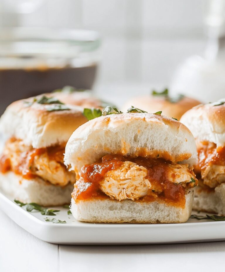 Chicken Parmesan Sliders Recipe