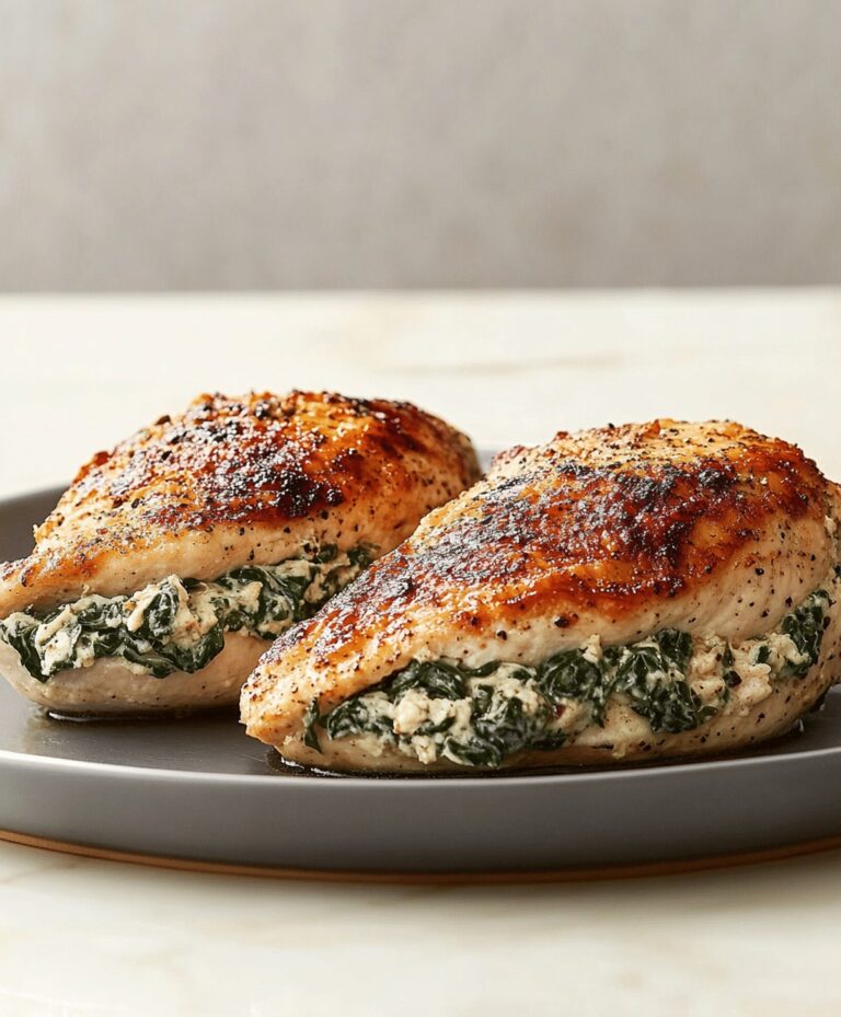 Spinach Stuffed Chicken Breast Recipe