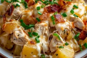 Loaded Potato Ranch Chicken Casserole Recipe