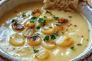 Country French Garlic Soup Recipe