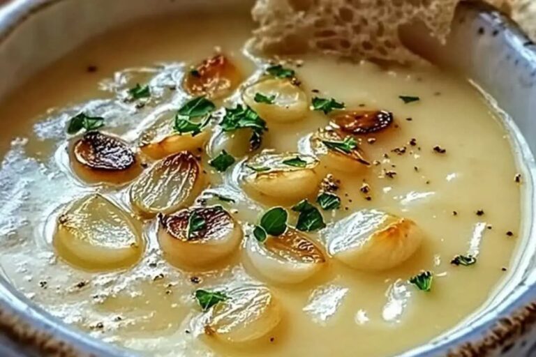 Country French Garlic Soup Recipe