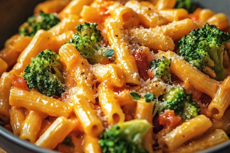 Creamy Tomato Pasta With Broccoli Recipe