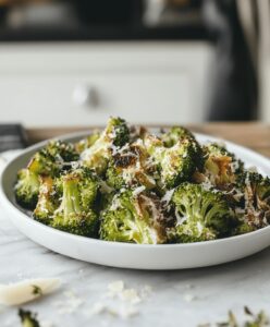 Garlic Parmesan Roasted Broccoli Recipe