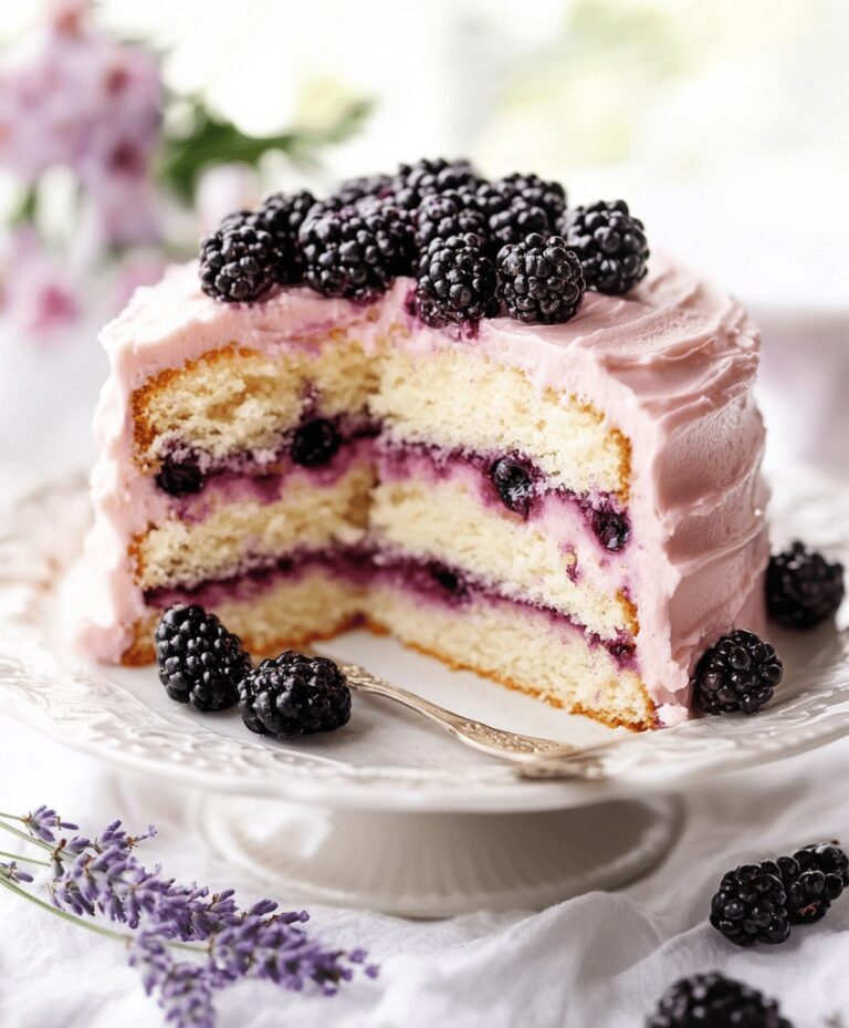Blackberry Lavender Cake Recipe
