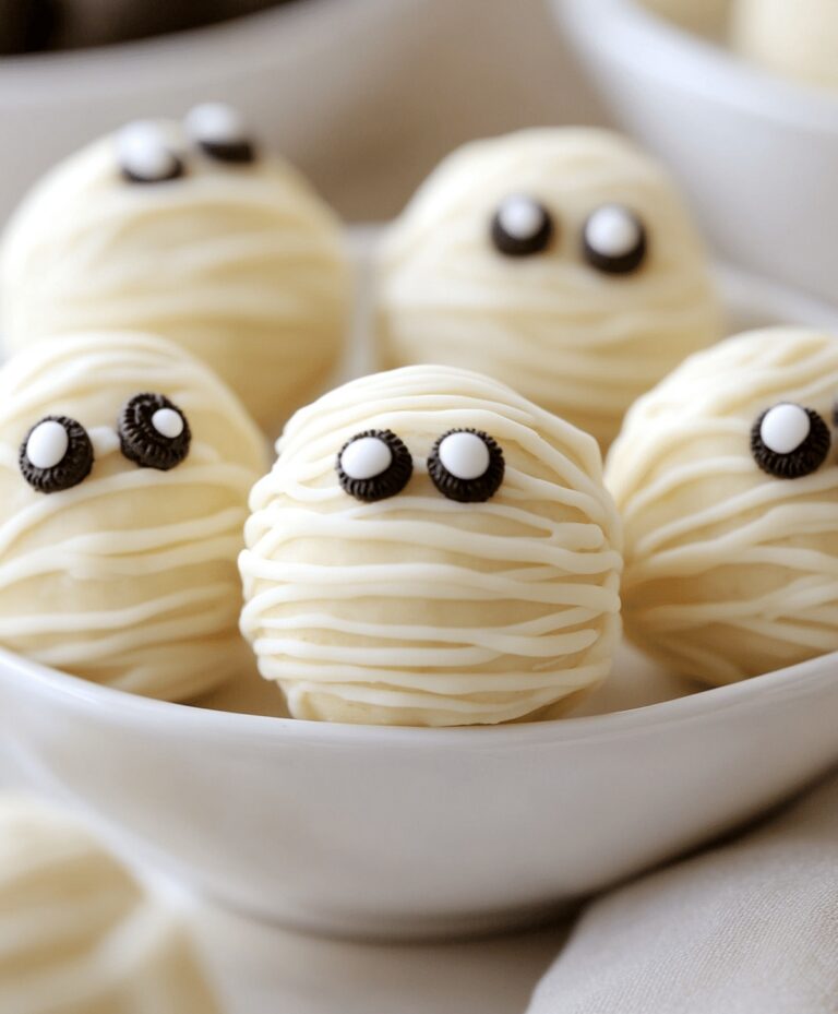 Mummy Oreo Balls Recipe