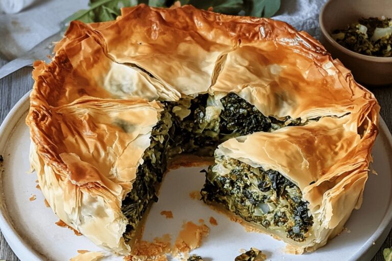 Spanakopita Greens Pie Recipe