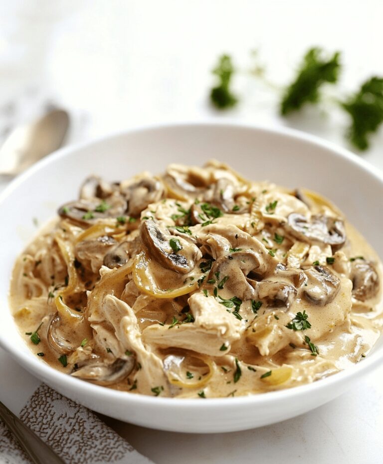 Creamy Chicken Stroganoff Recipe