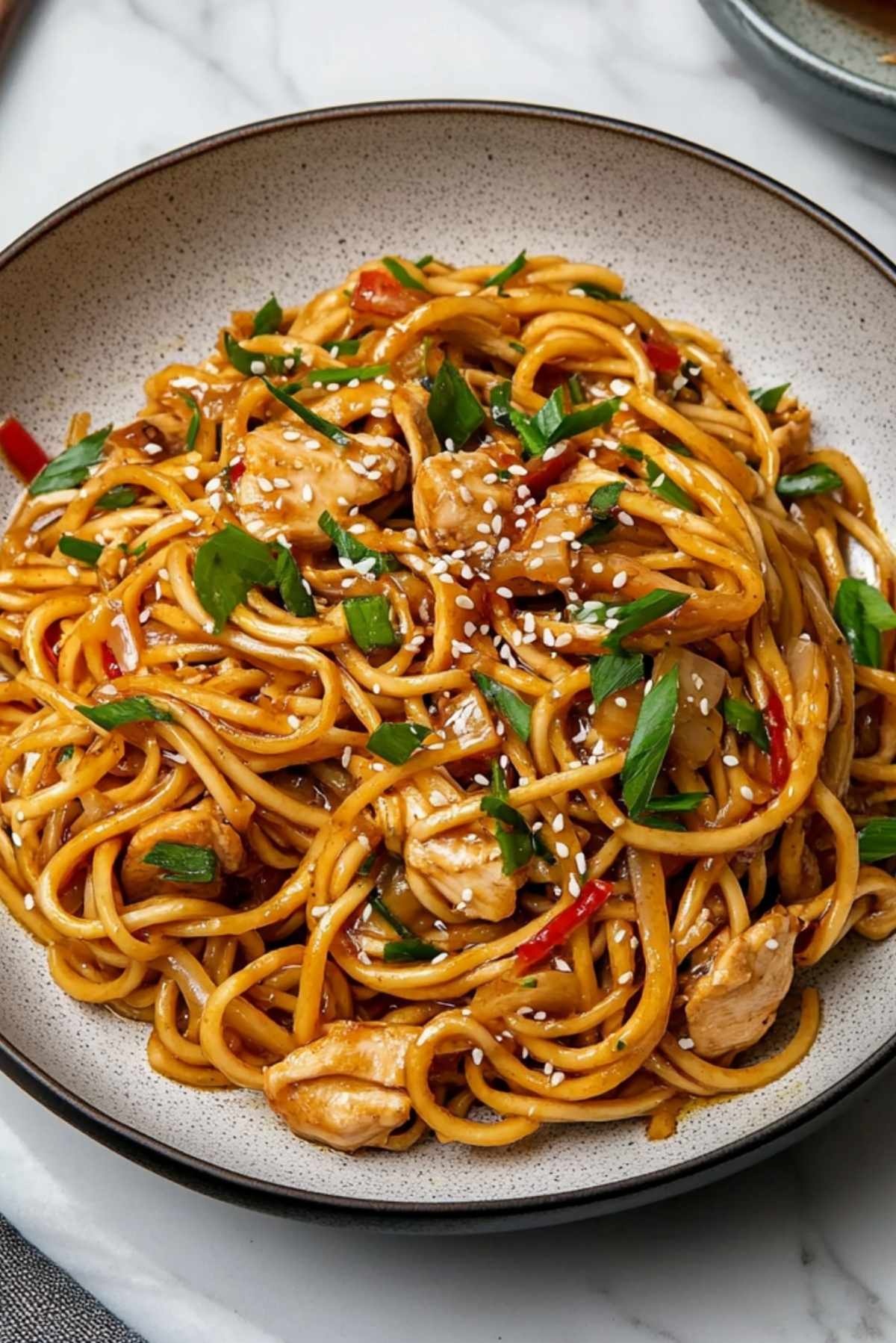 Slow Cooker Honey Garlic Chicken Noodles Recipe