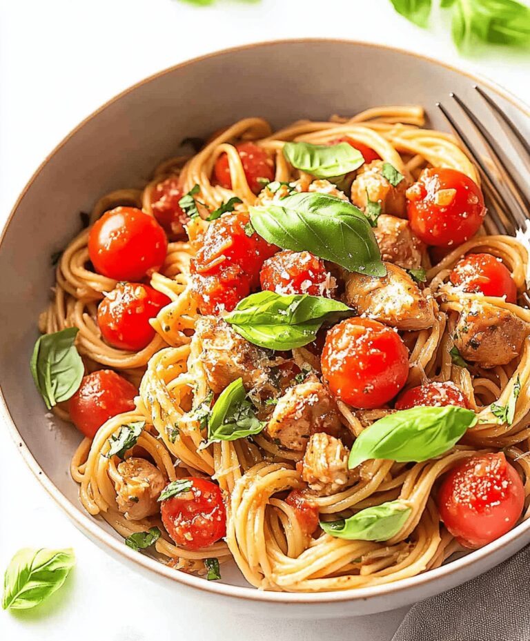 Delicious Bruschetta Chicken Pasta Recipe