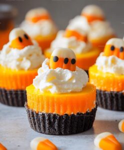 Mini Candy Corn Cheesecakes Recipe
