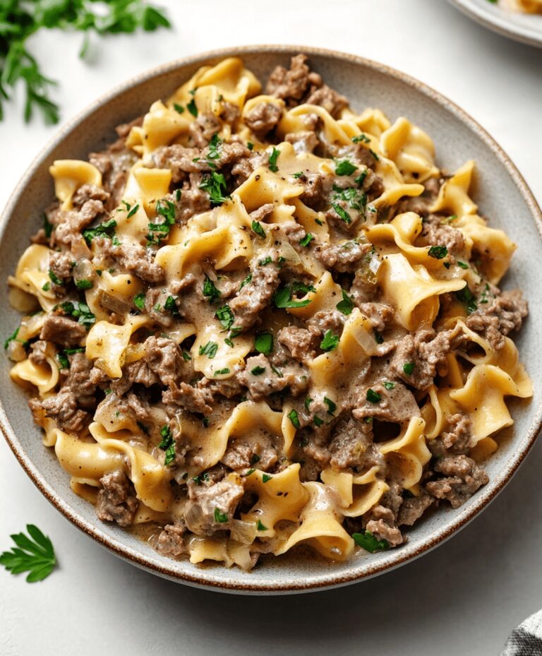 Ground Beef Stroganoff Recipe