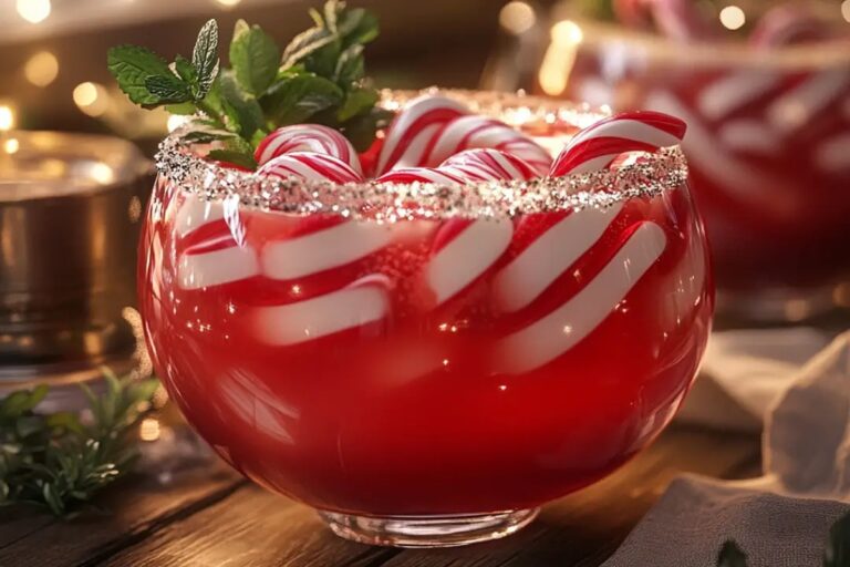 Candy Cane Christmas Punch Recipe