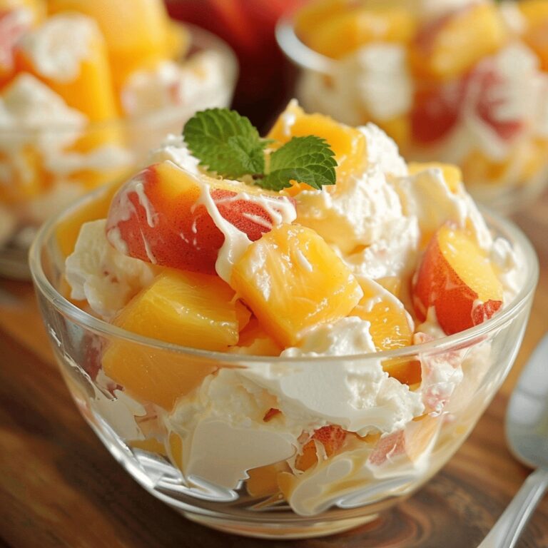 Peaches And Cream Salad Recipe