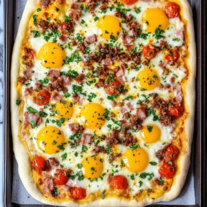 Easy Breakfast Pizza Recipe