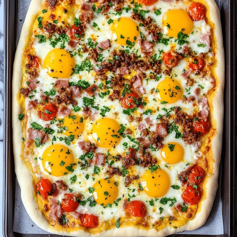 Easy Breakfast Pizza Recipe
