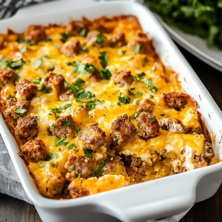 Breakfast Sausage Casserole Recipe
