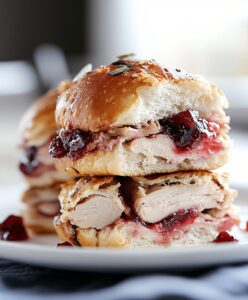Cranberry Turkey Sliders Recipe