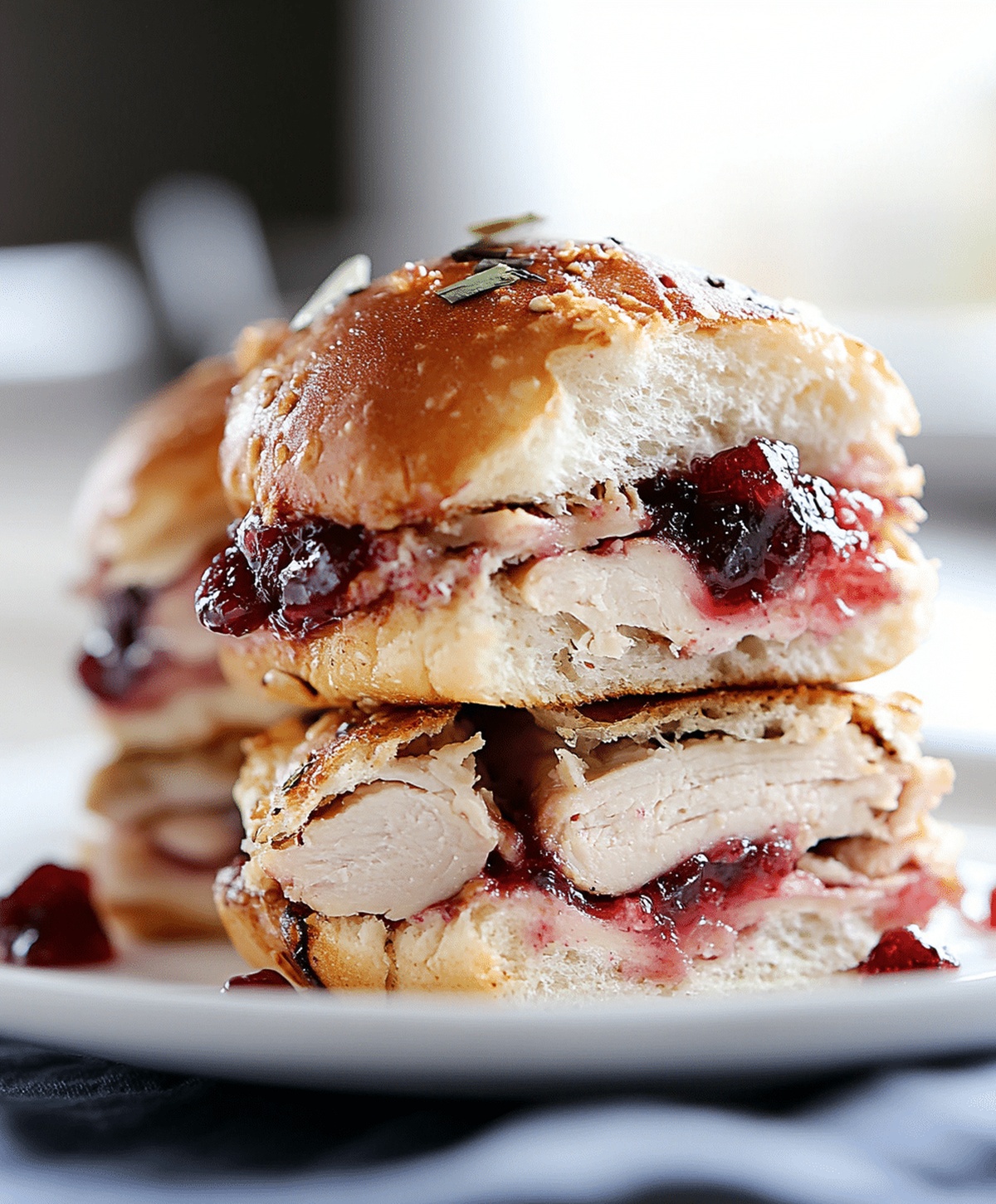 Cranberry Turkey Sliders Recipe