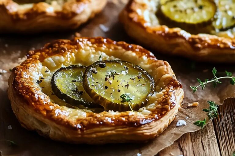 Mini Pickle Galettes Recipe