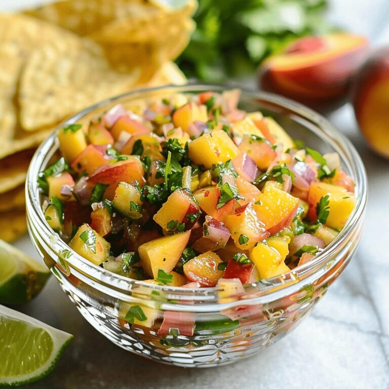 Fresh Peach Salsa Recipe