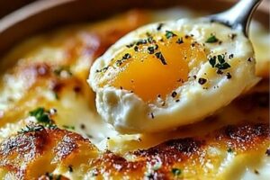 Baked Cottage Cheese Eggs Recipe